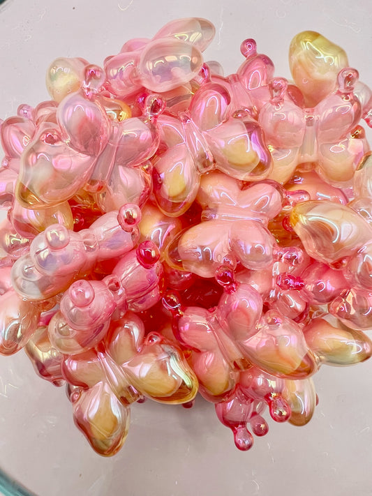 Acrylic Butterfly Beads