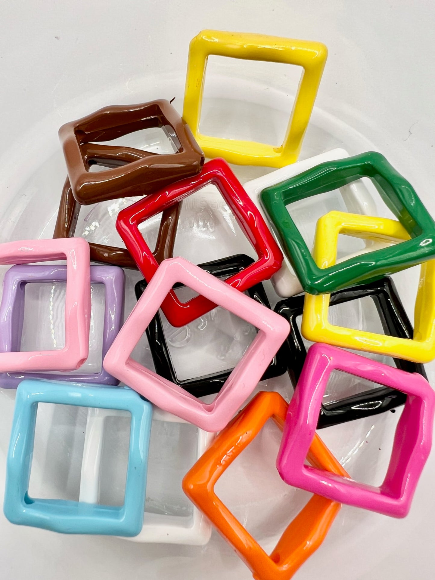 Mixed Color Acrylic Bead Frames