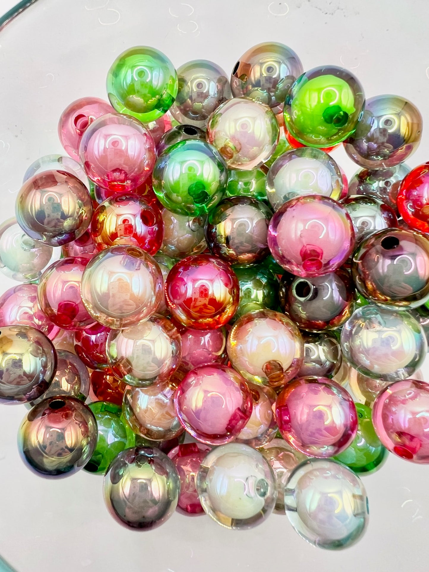 Luminous Double Layer Mixed Beads