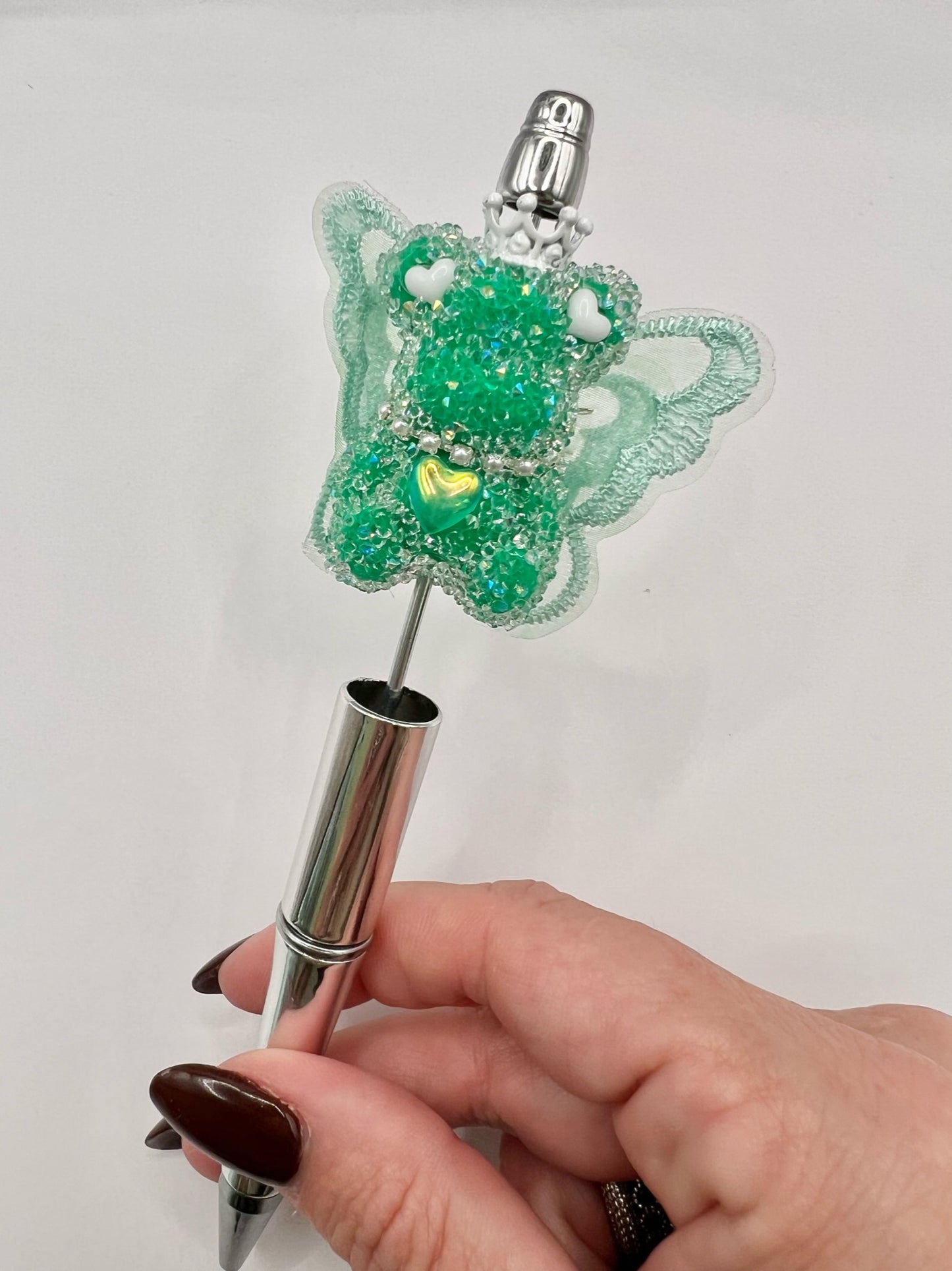 Green Sugar Bear Bead