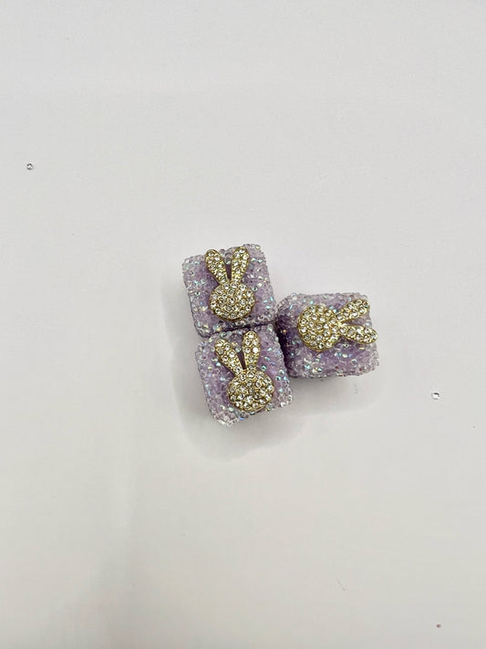 Purple Bunny Sugar Cube