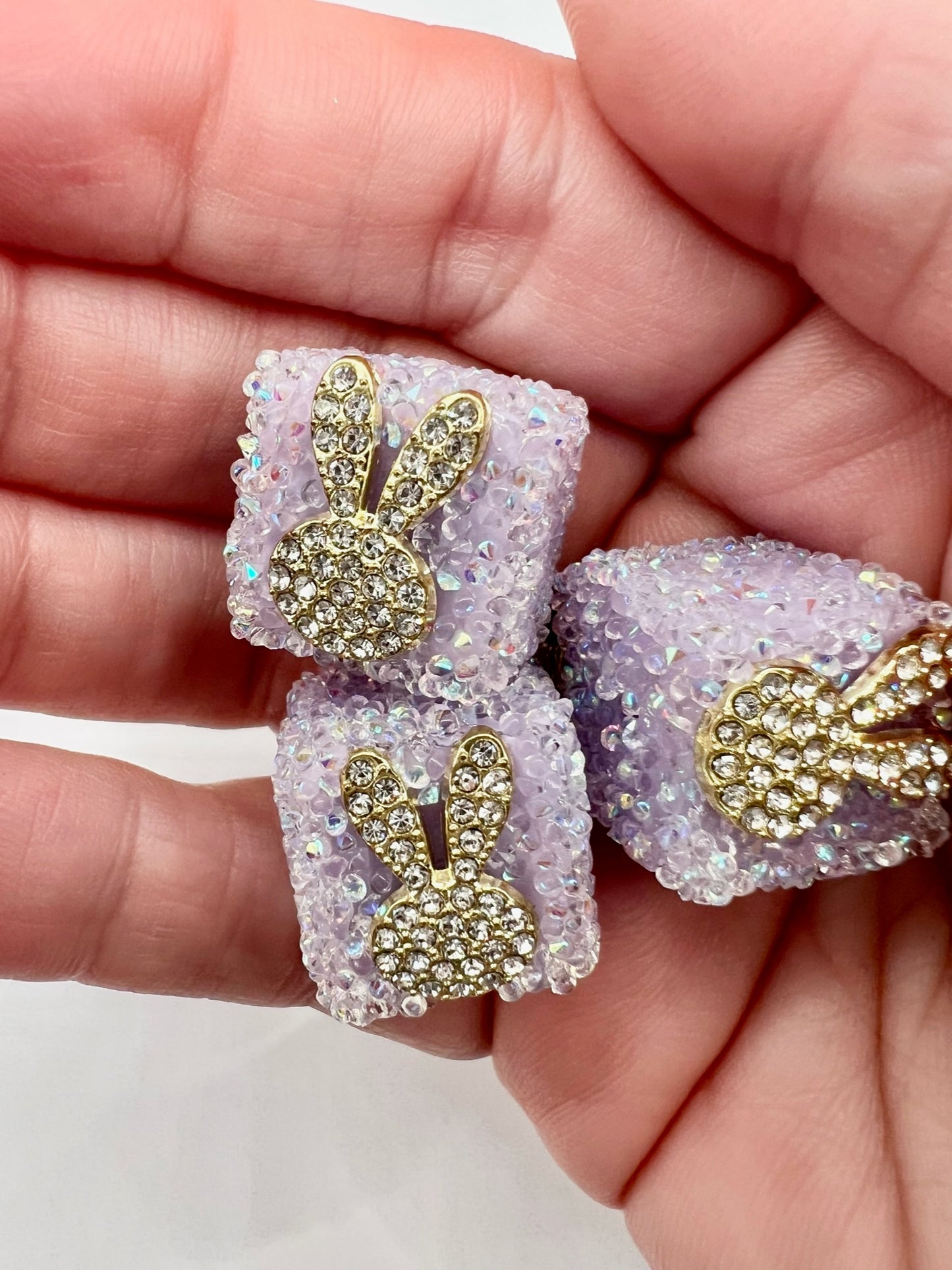 Purple Bunny Sugar Cube