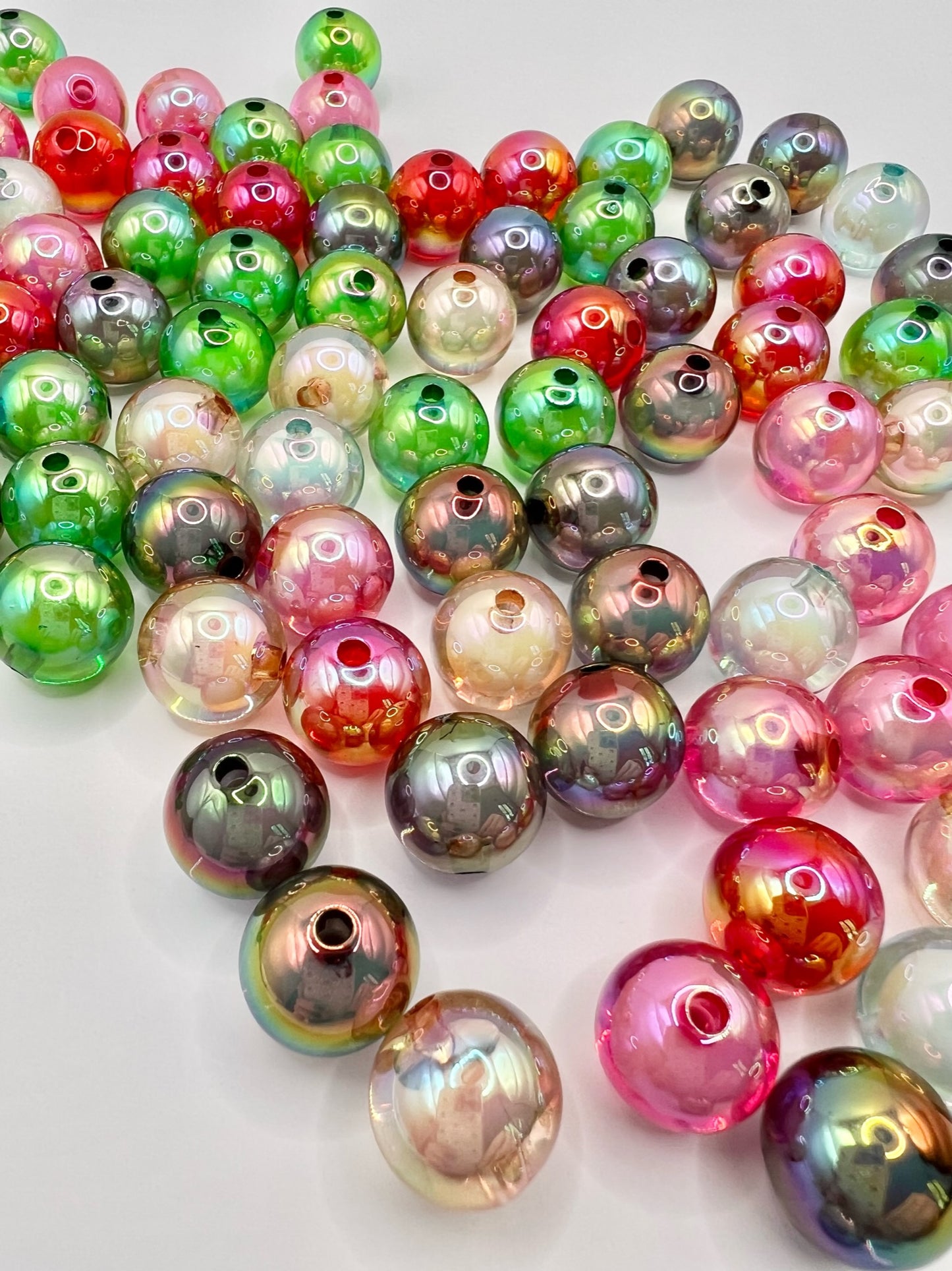 Luminous Double Layer Mixed Beads