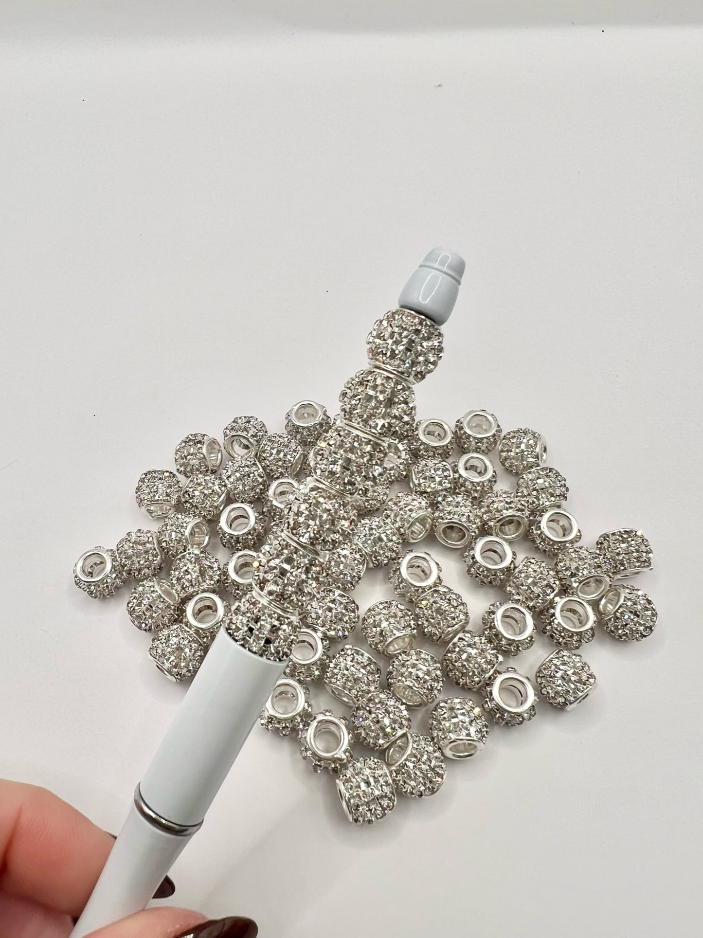 Round Rhinestone Spacer