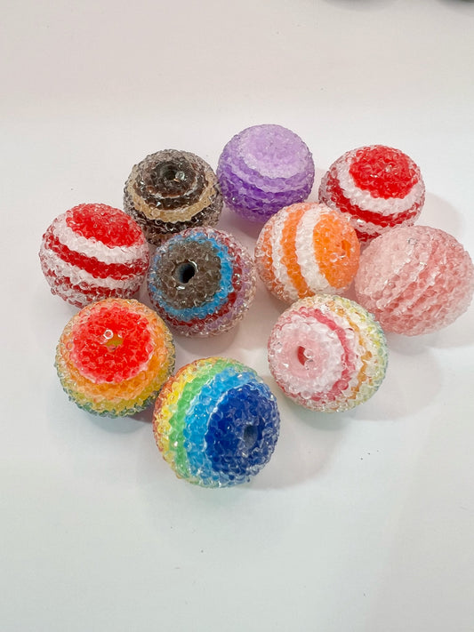 Mixed Color Resin Sugar Beads