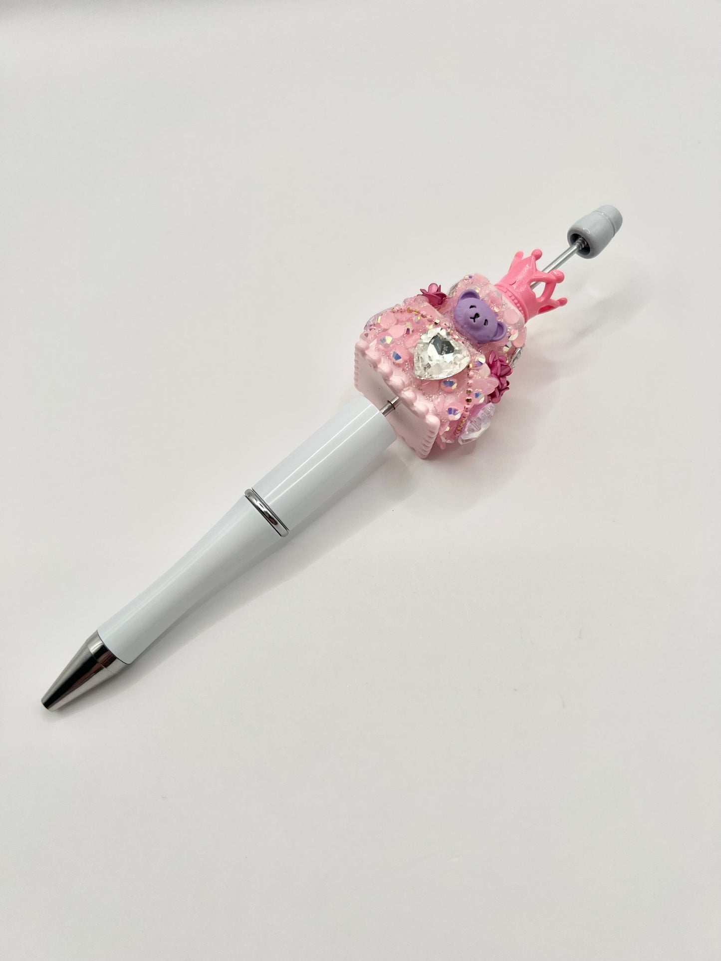 Pink Birthday Cake Bead